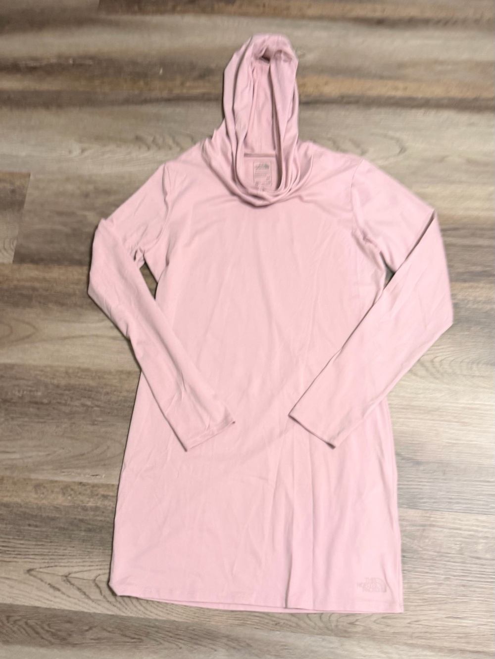 The North Face Women's Light Pink Hooded Long-Sleeve Tunic